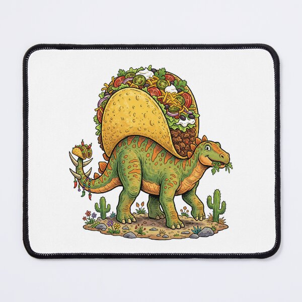 Item preview, Tacosaurus Stegosaurus Dinosaur Taco Mexican Food Cartoon designed and sold by k3rstman1.