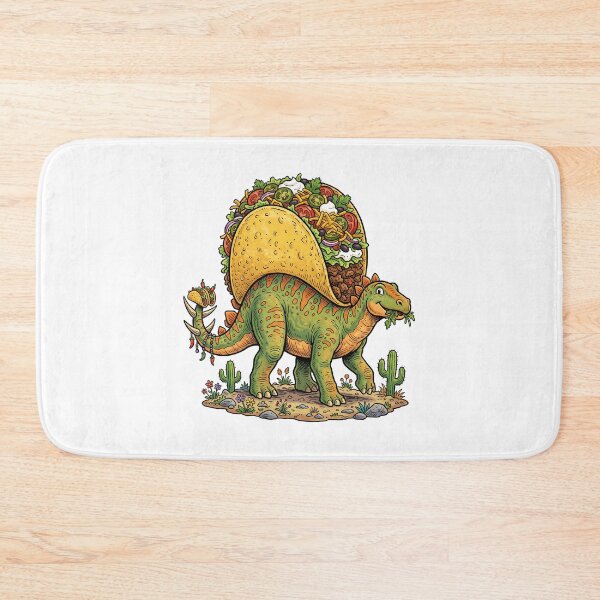 Item preview, Tacosaurus Stegosaurus Dinosaur Taco Mexican Food Cartoon designed and sold by k3rstman1.