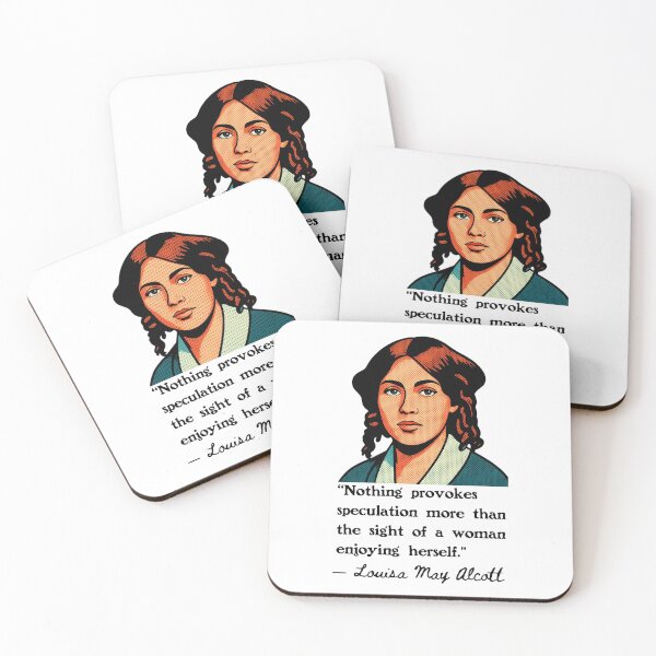 Item preview, Louisa May Alcott Portrait and Quote designed and sold by Unhinged Heather.