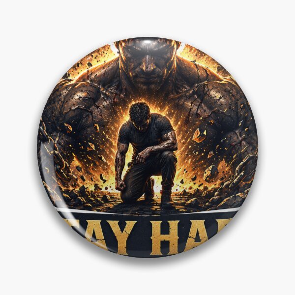 Item preview, Embrace The Pain – Stay Hard Warrior Mindset Sticker designed and sold by Wander Pop Studio.