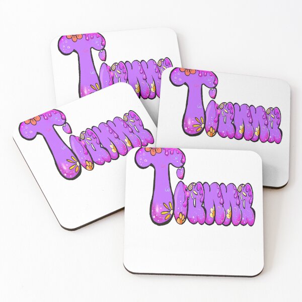 Item preview, Tianna Name - purple Floral Bubble Letter Aesthetic Retro Boho personalized Design designed and sold by Artonmytee.