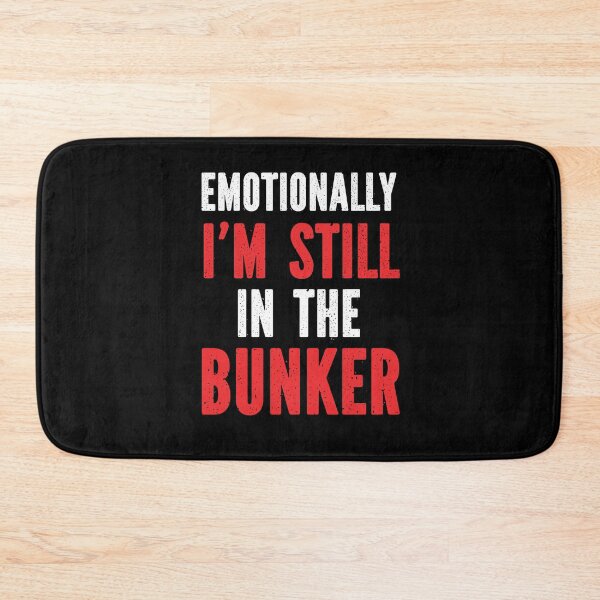Item preview, Emotionally I'm Still In The Bunker supernatural fan quote SPN designed and sold by Say It With Ink.