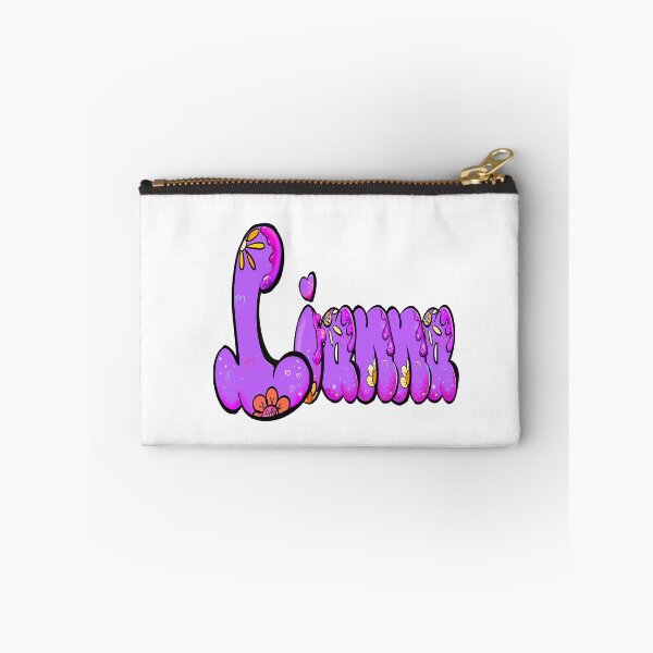 Item preview, Lianna Name - purple Floral Bubble Letter Aesthetic Retro Boho personalized Design designed and sold by Artonmytee.