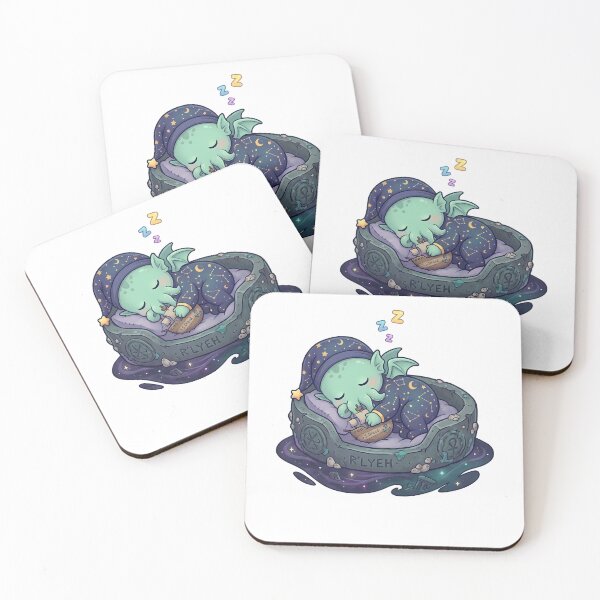 Item preview, Kawaii Cthulhu Sleeping The Great Sleeper designed and sold by k3rstman1.
