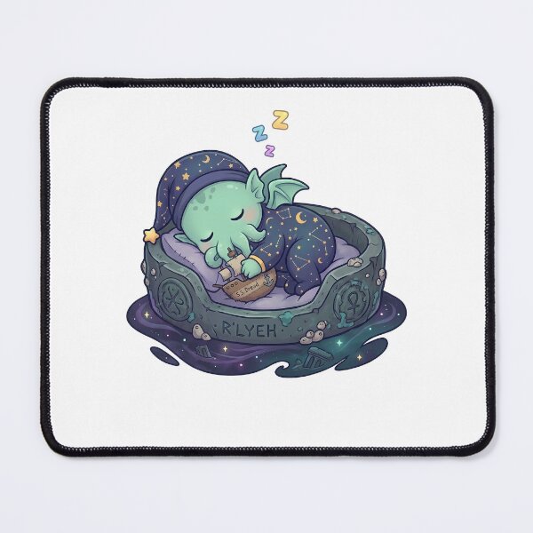Item preview, Kawaii Cthulhu Sleeping The Great Sleeper designed and sold by k3rstman1.
