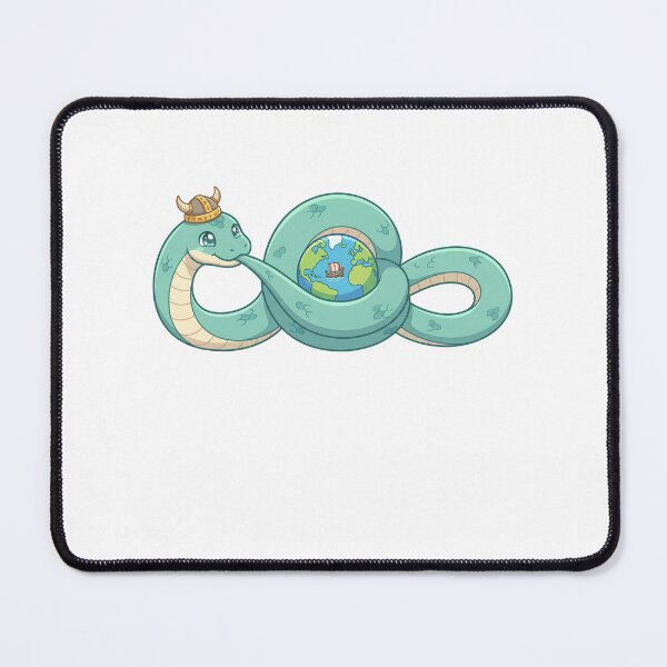 Item preview, Cute Jormungandr World Serpent Viking Snake designed and sold by k3rstman1.