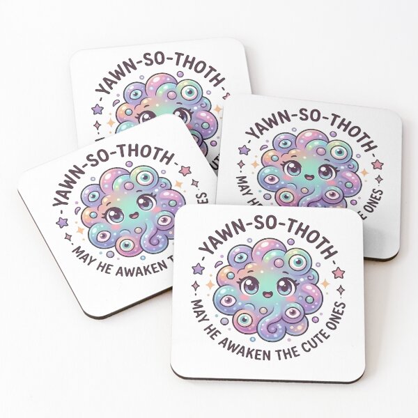 Item preview, Cute Kawaii Eldritch Horror Yawn-So-Thoth Parody designed and sold by k3rstman1.