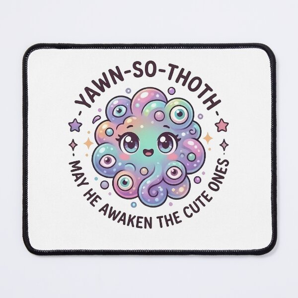 Item preview, Cute Kawaii Eldritch Horror Yawn-So-Thoth Parody designed and sold by k3rstman1.