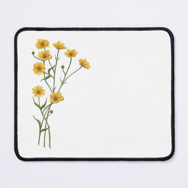 Item preview, Buttercup Watercolor Flowers designed and sold by NaughtyFlorals.