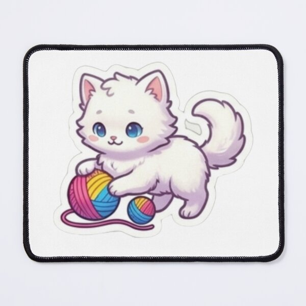 Item preview, Cute cat rainbow ball of wool designed and sold by KwaiCat.