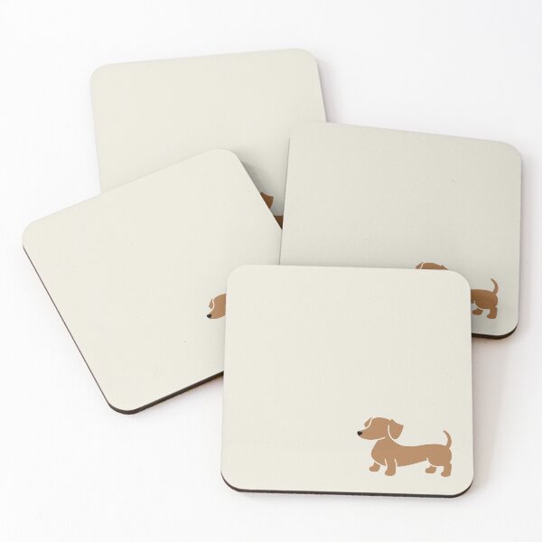 Item preview, Adorable Smooth Red Dachshund Sausage Dog Silhouette designed and sold by Laura Deakin Artist.