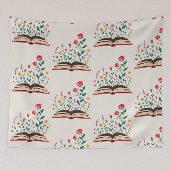 Item preview, Book with flowers designed and sold by Agu210.