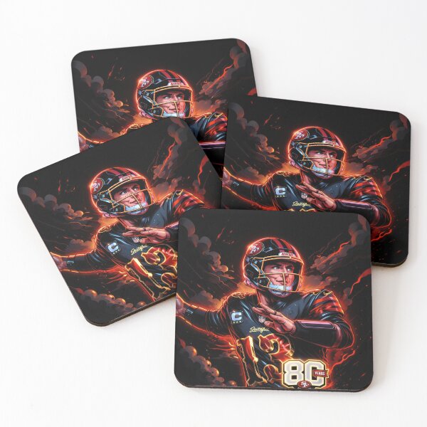 Item preview, San Francisco Football Quarterback #13 - Neon Faithful - 80 Years Anniversary designed and sold by keythxctrs.