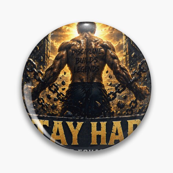 Item preview, Discipline Equals Freedom – Stay Hard Motivational Sticker designed and sold by Wander Pop Studio.