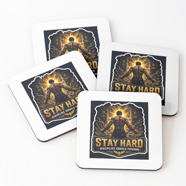 Item preview, Discipline Equals Freedom – Stay Hard Motivational Sticker designed and sold by Wander Pop Studio.