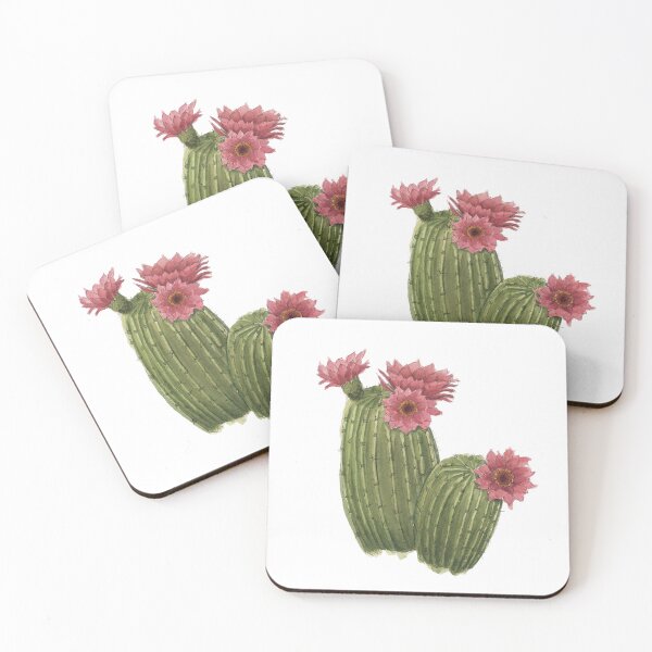 Item preview, Cactus Flower Watercolor Painting designed and sold by NaughtyFlorals.
