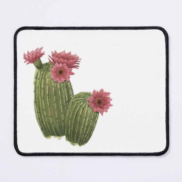 Item preview, Cactus Flower Watercolor Painting designed and sold by NaughtyFlorals.