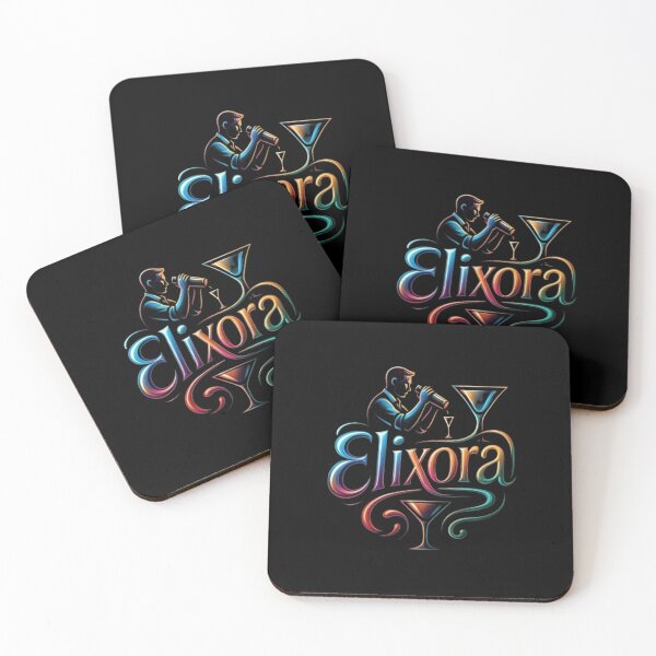 Item preview, Elixora Bartender Design, Mixology Shirt, Cocktail Bar, Bartender Gift, Drink Mixing, Bar Tools, Nightlife Design designed and sold by Typologystudios.