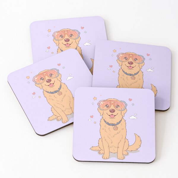 Item preview, Cute Dog with Glasses Kawaii Aesthetic designed and sold by LMDIGITAL6.