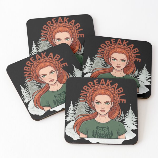 Item preview, Unbreakable Redhead Woman Forest Spirit Art designed and sold by SlavicKemp.