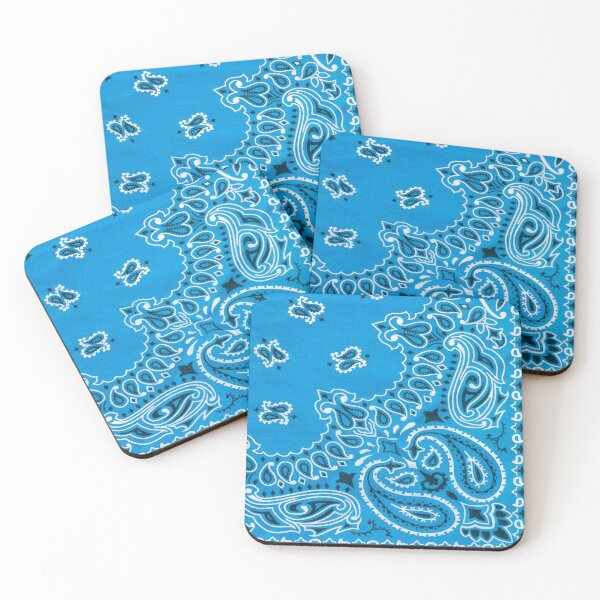 Item preview, Bandana Fever Big Turquoise Bandana by BandanaFever designed and sold by BandanaFever.