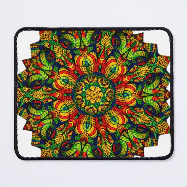 Item preview, Psychedelic Kente Mandala  designed and sold by The Hand That Listens.