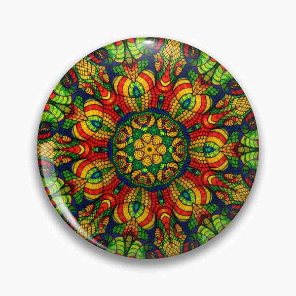 Item preview, Psychedelic Kente Mandala  designed and sold by The Hand That Listens.