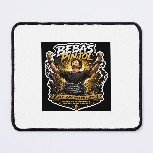 Item preview, Bebas Pinjol – Financial Freedom & Debt Free Motivational Sticker designed and sold by Wander Pop Studio.
