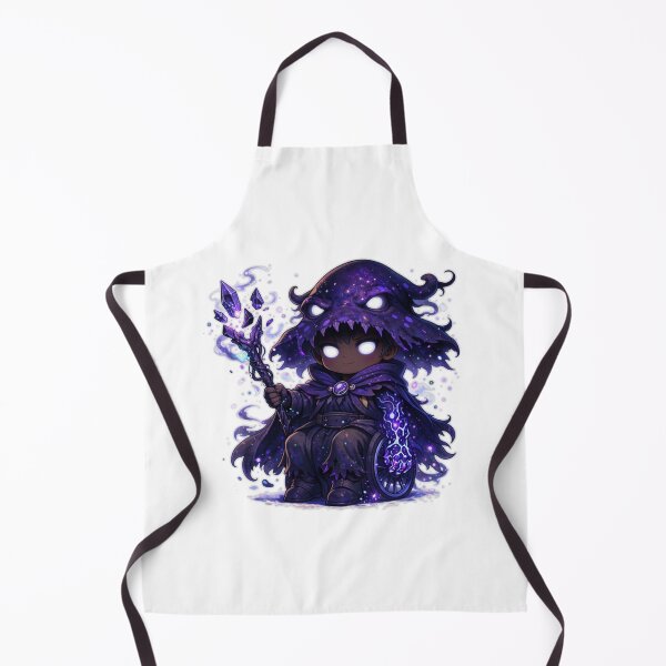 Item preview, Void Shadow Mage – Inclusive Chibi Wizard with Arcane Prosthetic Arm designed and sold by ITSimagination.
