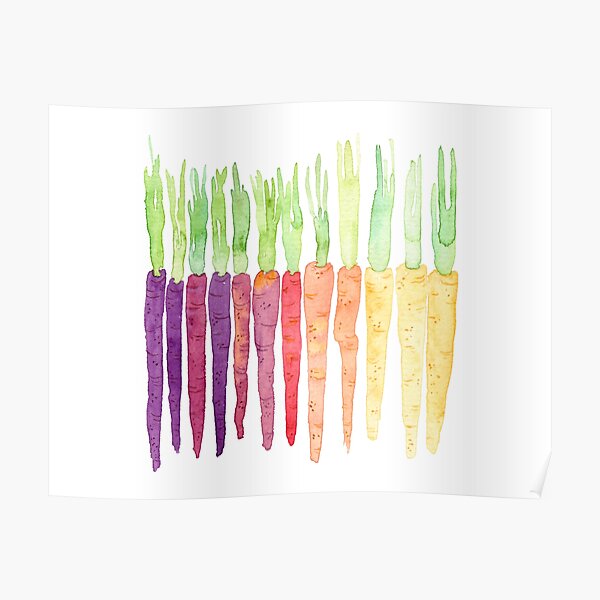 Carrots are cool Poster