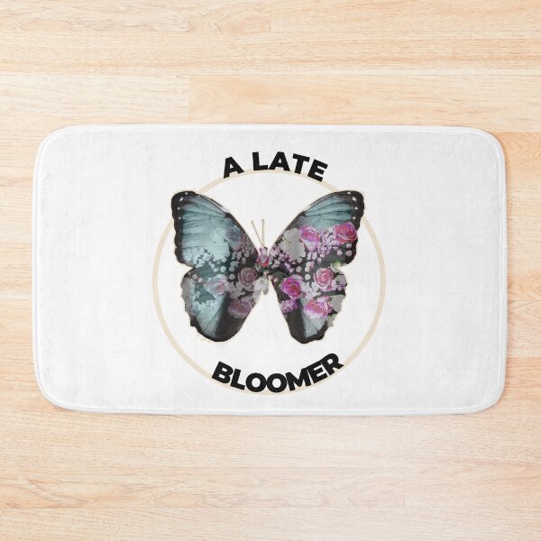 Item preview, A Late Bloomer – Floral Butterfly Aesthetic Design designed and sold by ChiaraPagani.