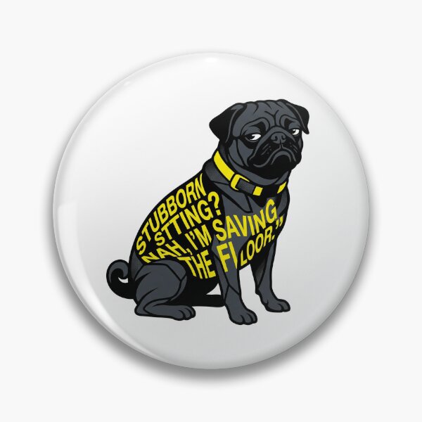 Item preview, Canine Vibe: Pug Vigilante Mesh Warp Tee designed and sold by Canine Vibe.
