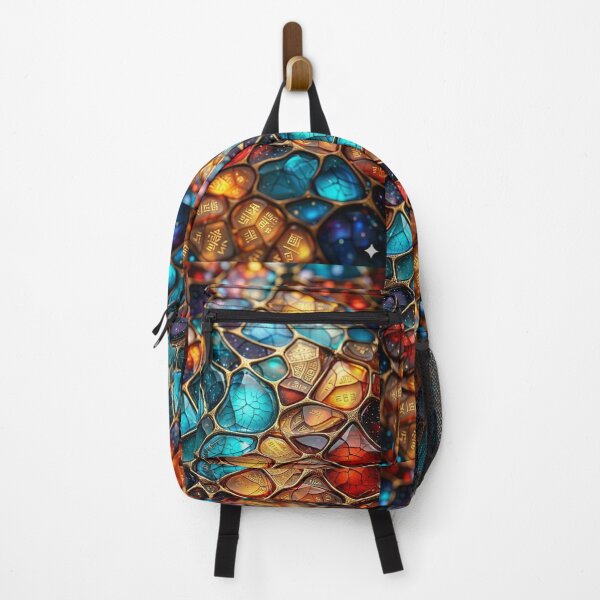 Item preview, Mystical Ethereal Mosaic of Glowing Celestial Stones designed and sold by KingRito.