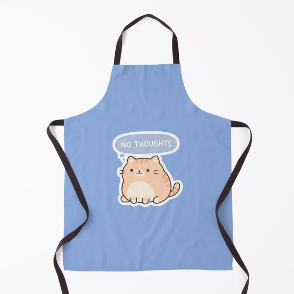 Item preview, Funny Cute Animal Meme – “ NO THOUGHTS ” Kawaii Aesthetic Sticker designed and sold by Ace01st.