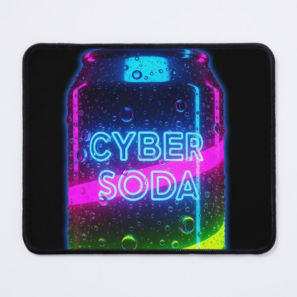 Item preview, Cyber Soda - Neon Retro Futurist Energy Drink designed and sold by powersunlight.