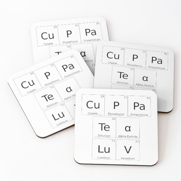 Item preview, CUPPA TEA LUV - for light backgrounds designed and sold by WheelieGdArt.