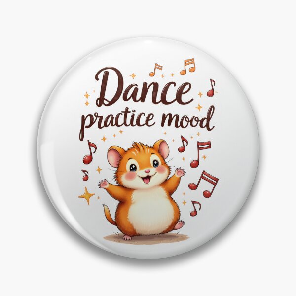 Item preview, Dance Practice Mood Hamster Sticker designed and sold by Kuky Studio.