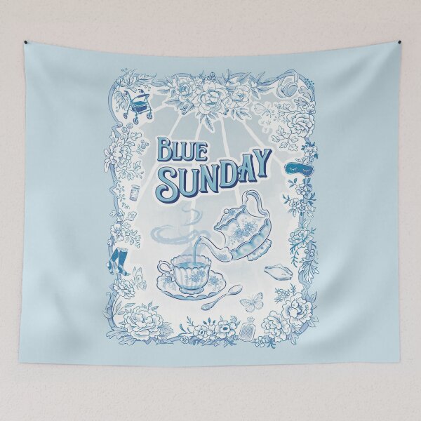 Item preview, Blue Sunday by Grae Salisbury designed and sold by operamariposa.