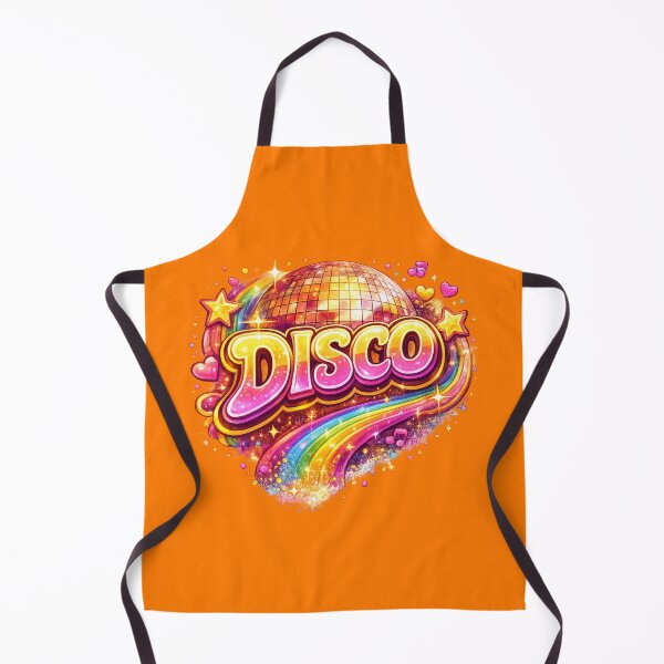 Item preview, Colourful Disco Rainbow Retro Party Typography Design designed and sold by ArtComixHaven.