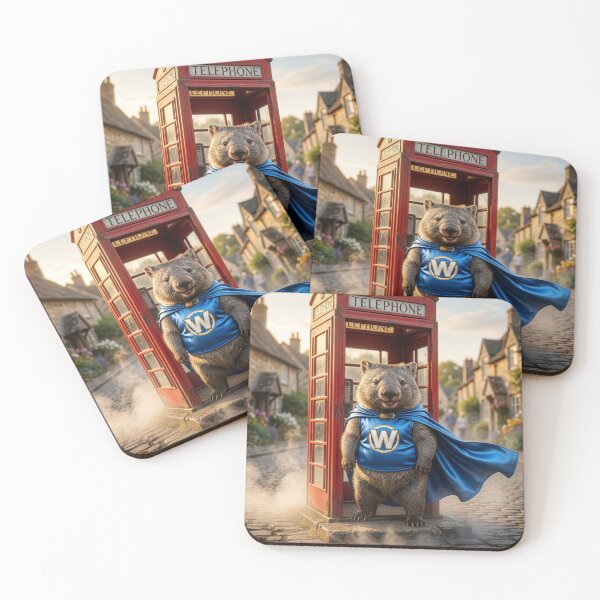 Item preview, Wombat Superhero Keeps the Streets Safe designed and sold by Tridentulus.