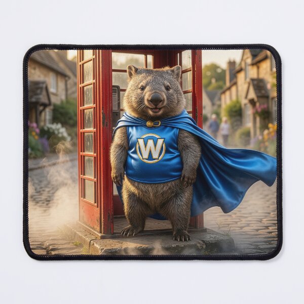 Item preview, Wombat Superhero Keeps the Streets Safe designed and sold by Tridentulus.