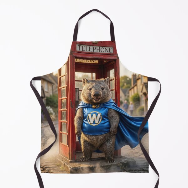 Item preview, Wombat Superhero Keeps the Streets Safe designed and sold by Tridentulus.