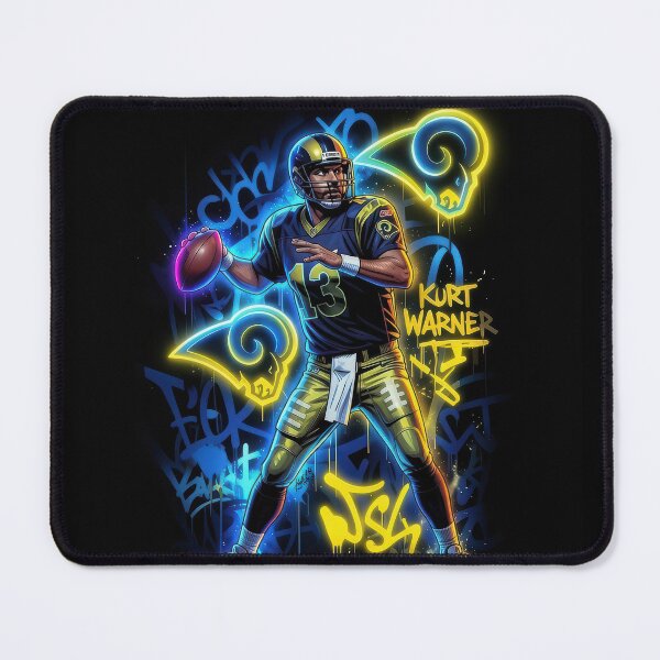 Item preview, Kurt Warner LA Football Legend - Neon Graffiti Street Art - #13 Greatest Show on Turf designed and sold by keythxctrs.