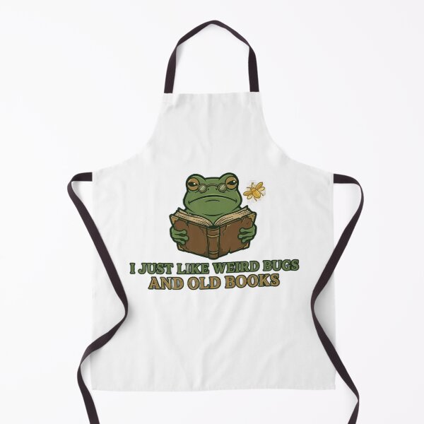 Item preview,  Weird Bugs And Books - Cottagecore Reading Frog designed and sold by Retro Mood Co.