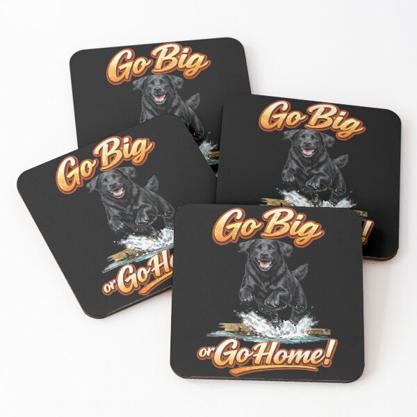 Item preview, Black Labrador Retriever Dock Jump – Go Big or Go Home! Vintage Dog Lover Design designed and sold by 486DesignCo.