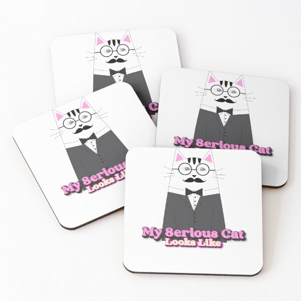 Item preview, My Serious Cat Looks Like T-shirt Design. designed and sold by BoldMarks.