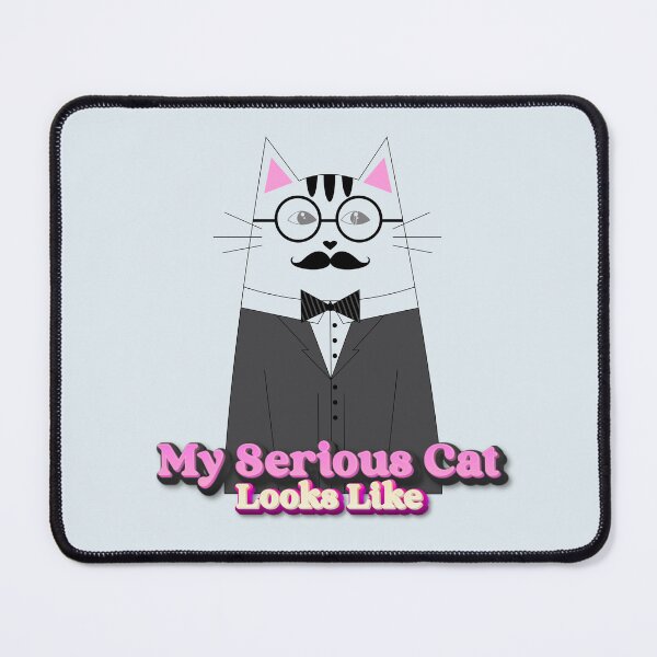 Item preview, My Serious Cat Looks Like T-shirt Design. designed and sold by BoldMarks.