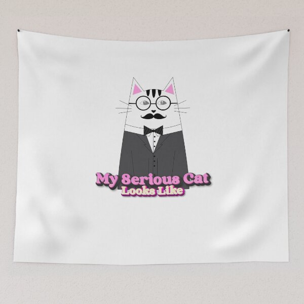 Item preview, My Serious Cat Looks Like T-shirt Design. designed and sold by BoldMarks.