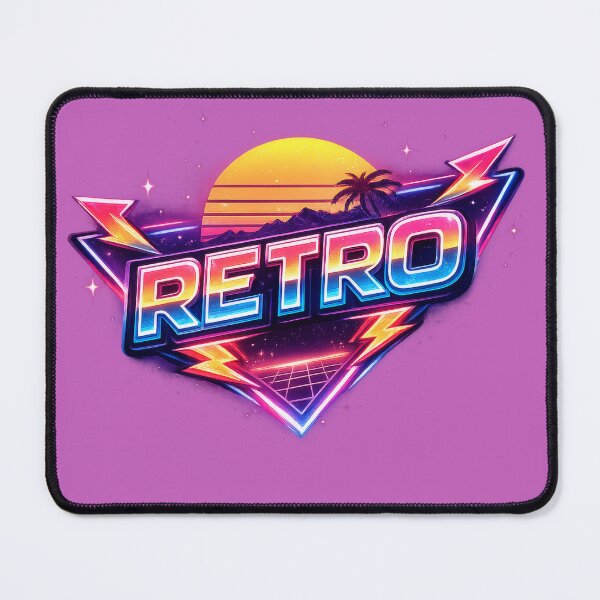 Item preview, Vibrant Retro Neon Geometric Splash Eighties Design designed and sold by ArtComixHaven.