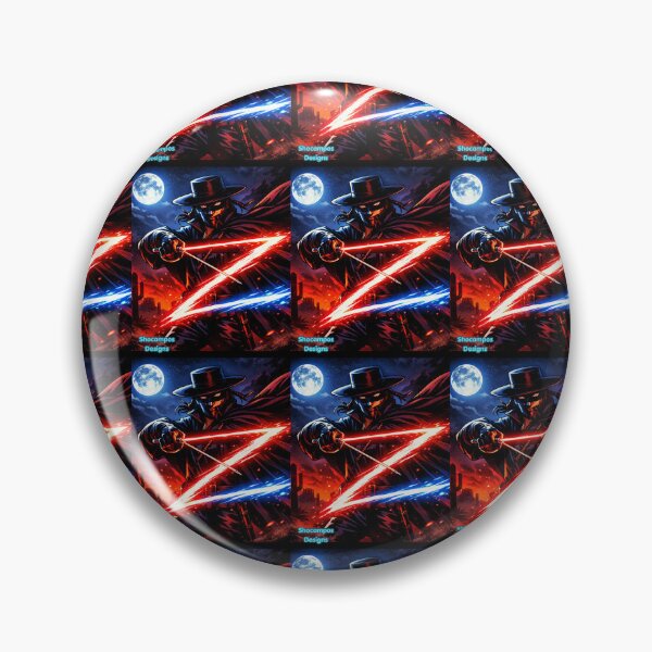 Item preview, Zorro Shadow Legend Neon Comic Vigilante Western Icon Dark Hero Aesthetic Design designed and sold by SHOCAMPOS DESIGNS .